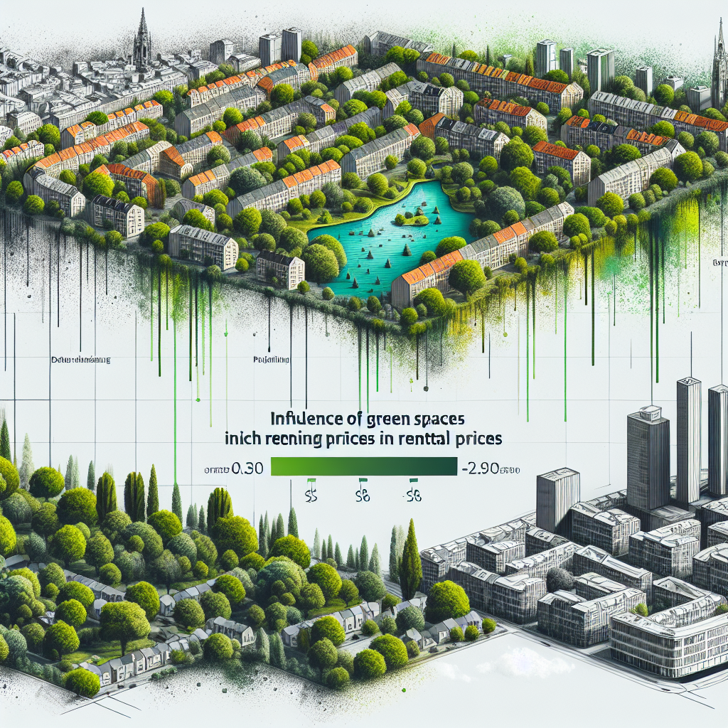 Einfluss von Grünflächen auf Mietpreise in Leipzig Grünau Nord